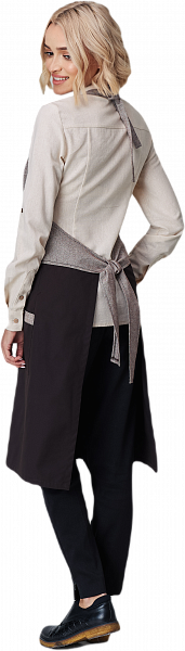 Фартук-жилет официанта двубортный Damask женский кофе купить от 2 397 р.