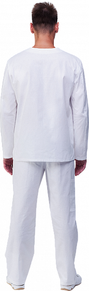 Медицинские брюки  COMFORT белый купить от 1 296 р.