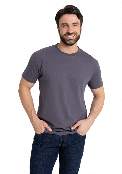 Футболка унисекс хлопок 180 08U (XS/44-3XL/56) мужской меланжевые цвета в ассортименте купить от 510 р.