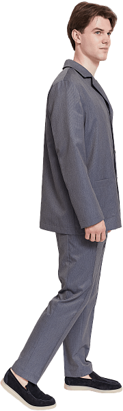 Пиджак администратора KALAHARI без подкладки мужской темно-серый купить от 3 625 р.