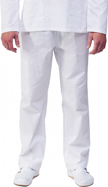 Медицинские брюки  COMFORT белый купить от 1 296 р.
